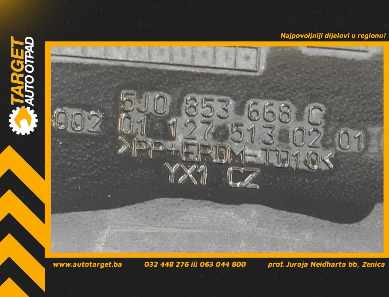 DIJELOVI MASKA SKODA FABIA > 10-14 5J0853668C