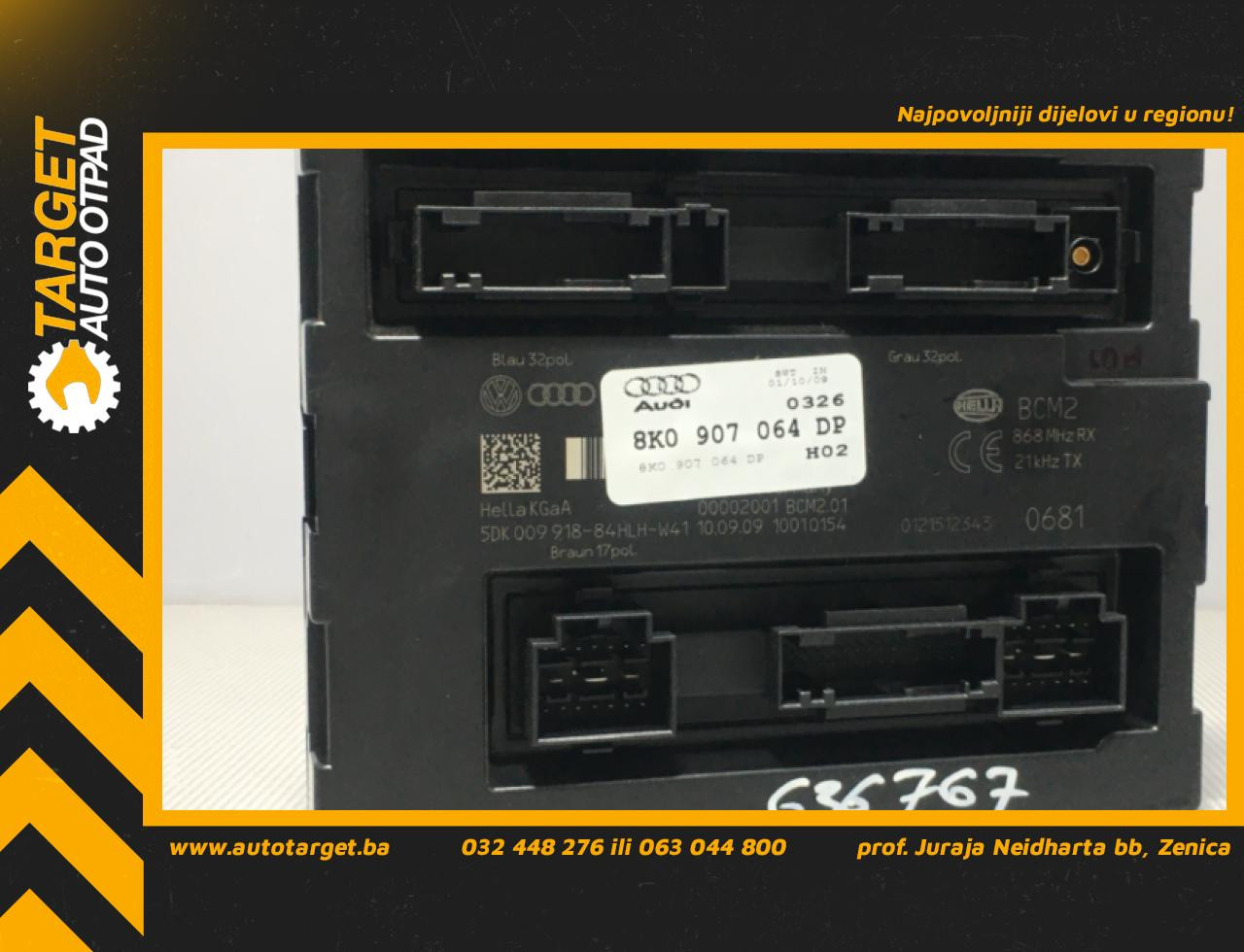 BCM ELEKTRONIKA AUDI A4 (B8) > 07-11 8K0907064DP
