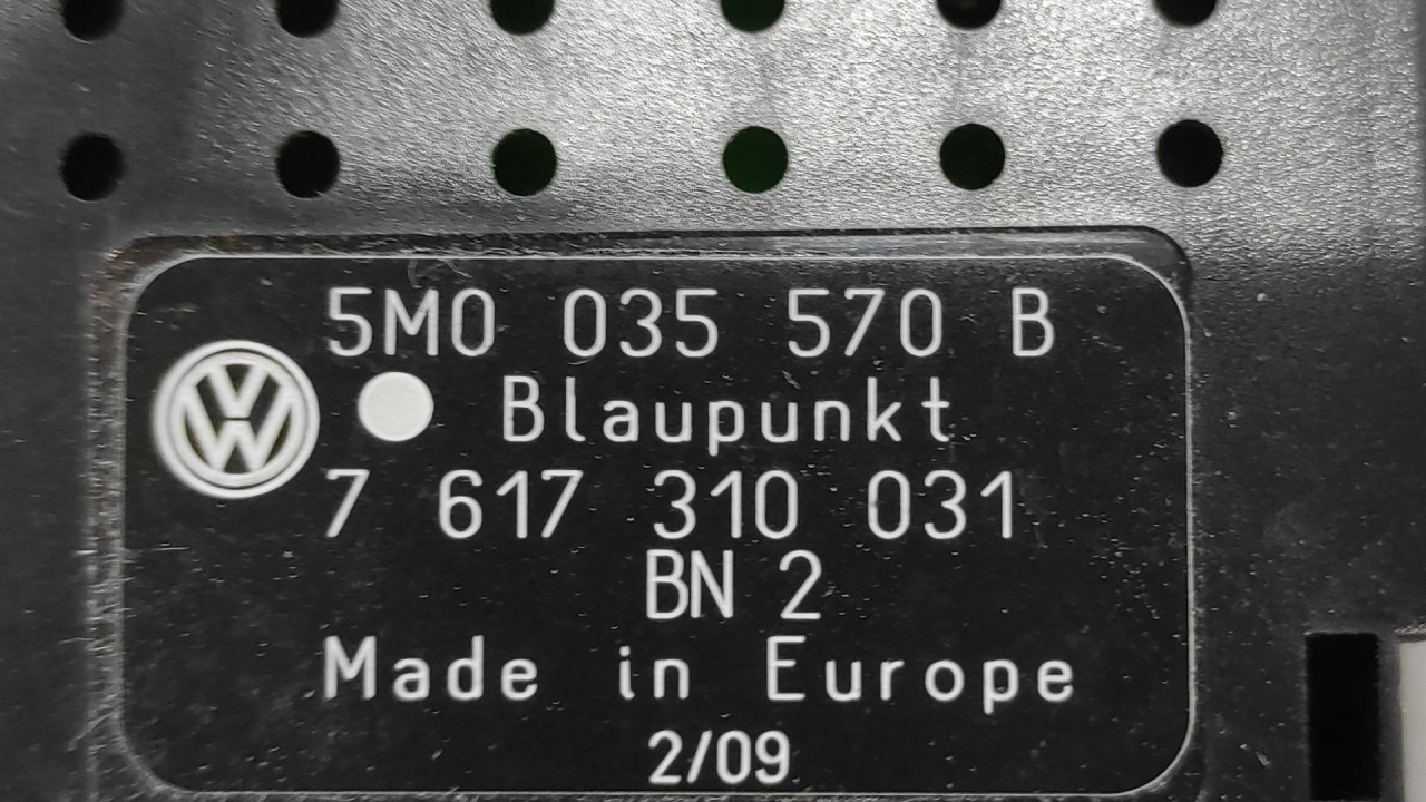 ELEKTRONIKA MODUL VW GOLF 6 > 08-12 5M0035570B