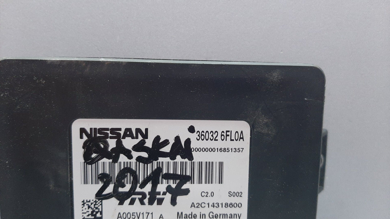 ELEKTRONIKA MODUL NISSAN QASHQAI > 14-17 360326FL0A