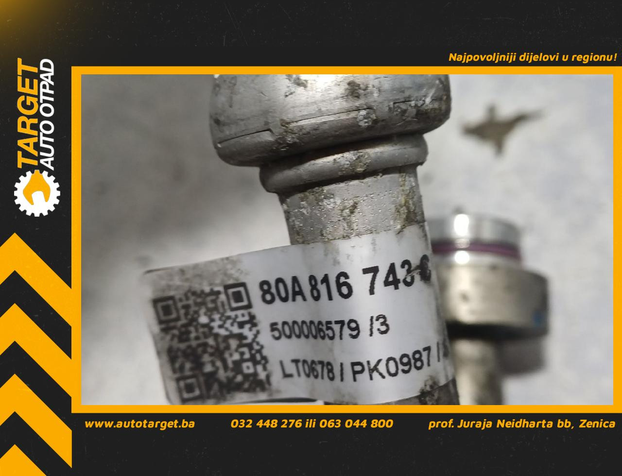 DIJELOVI CRIJEVO KLIME AUDI Q5 (FY) > 17 - 20  2.0 80A816743C