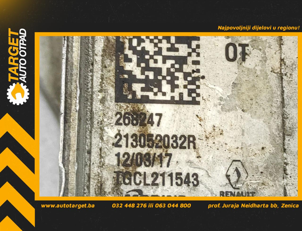 DIJELOVI HLADNJAK ULJA RENAULT MEGANE > 16-20 1.2 213052032R