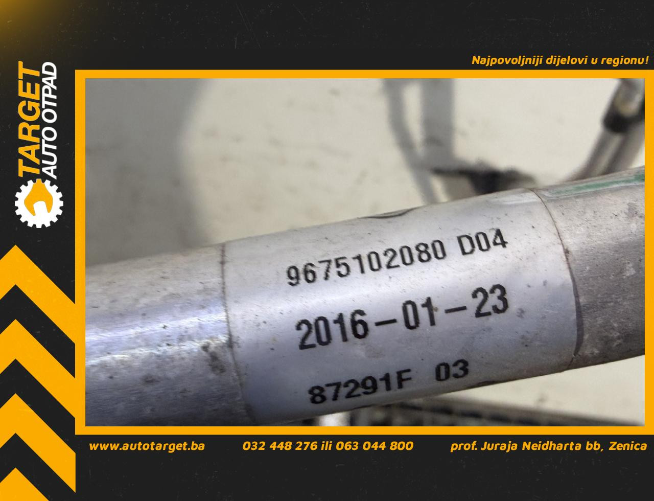 DIJELOVI CRIJEVO KLIME PEUGEOT 308 > 13-17 2.0 9675102080