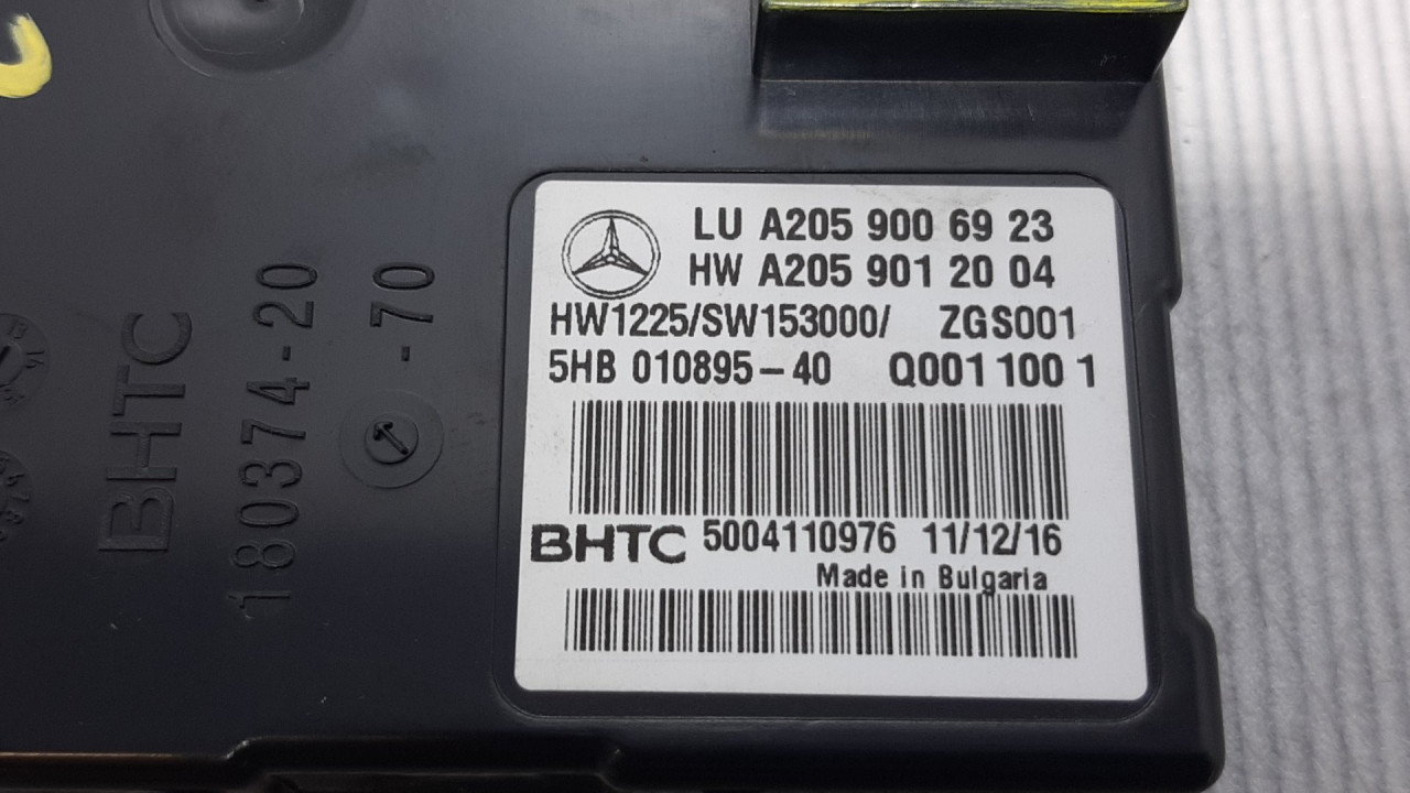 ELEKTRONIKA MODUL MERCEDES C KLASA (W205/S205) > 14-18