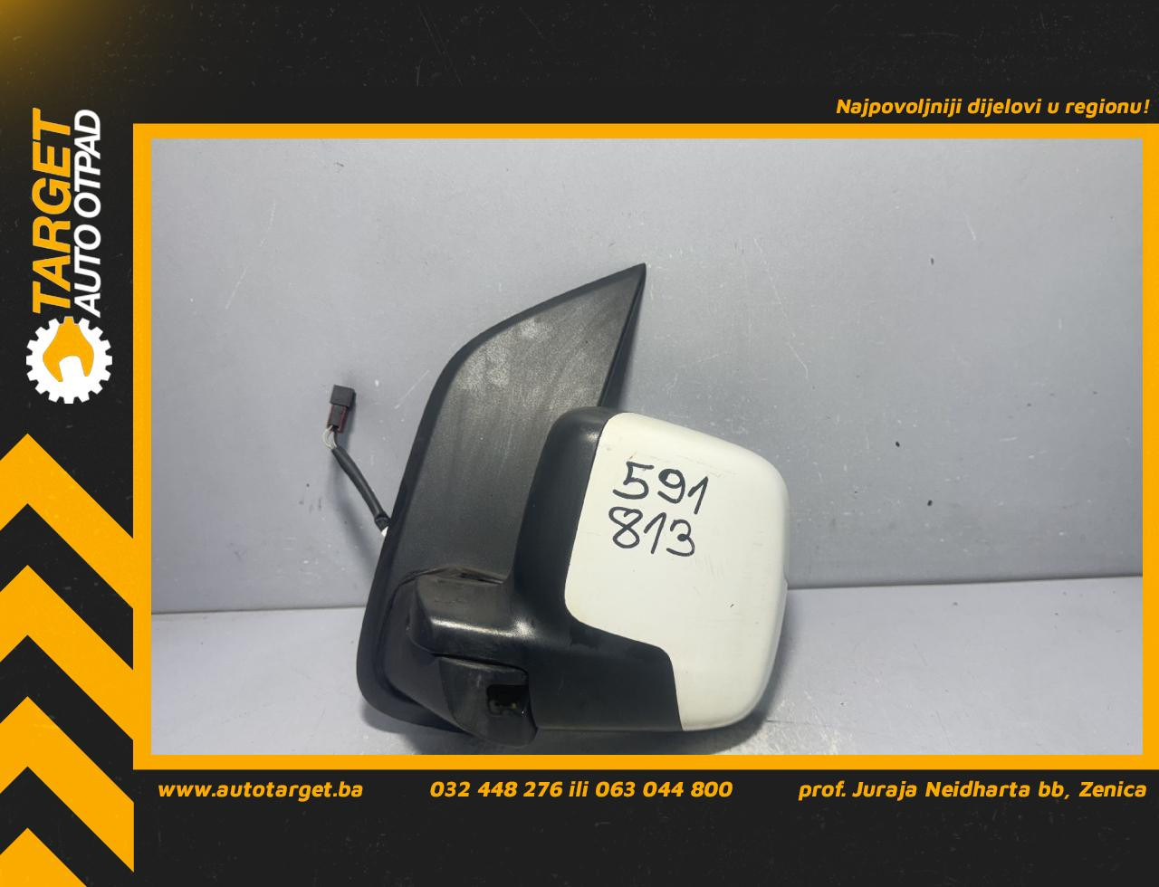 DIJELOVI RETROVIZOR FIAT QUBO > 08-16 1.3 735674078