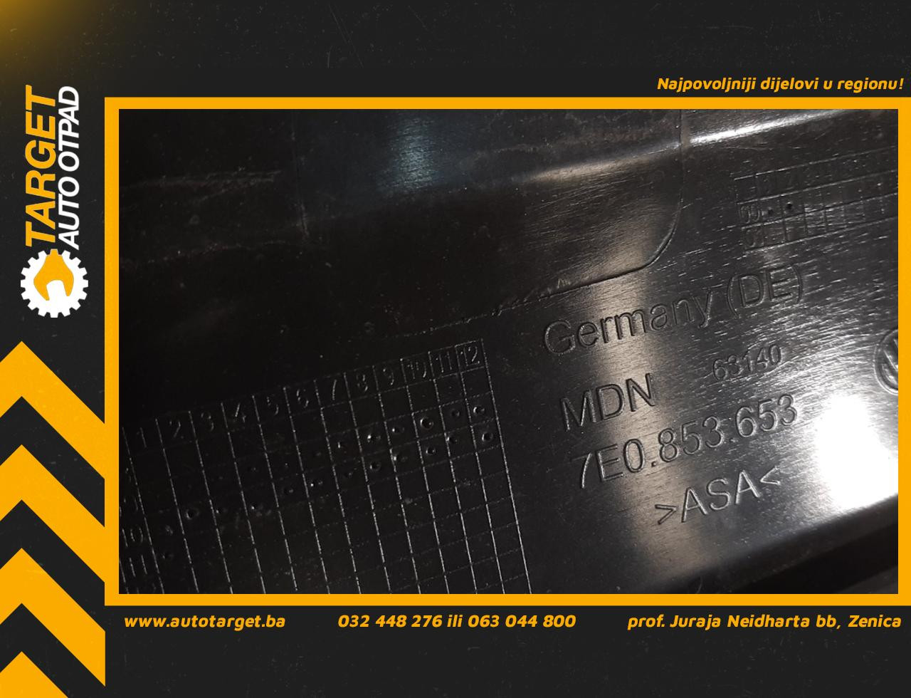DIJELOVI MASKA VW T5 > 09-15 7E0853653