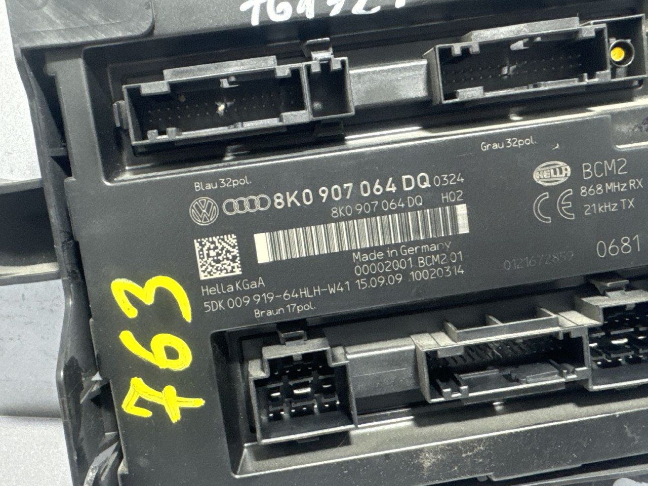 BCM ELEKTRONIKA AUDI Q5 > 08-11 8K0907064DQ