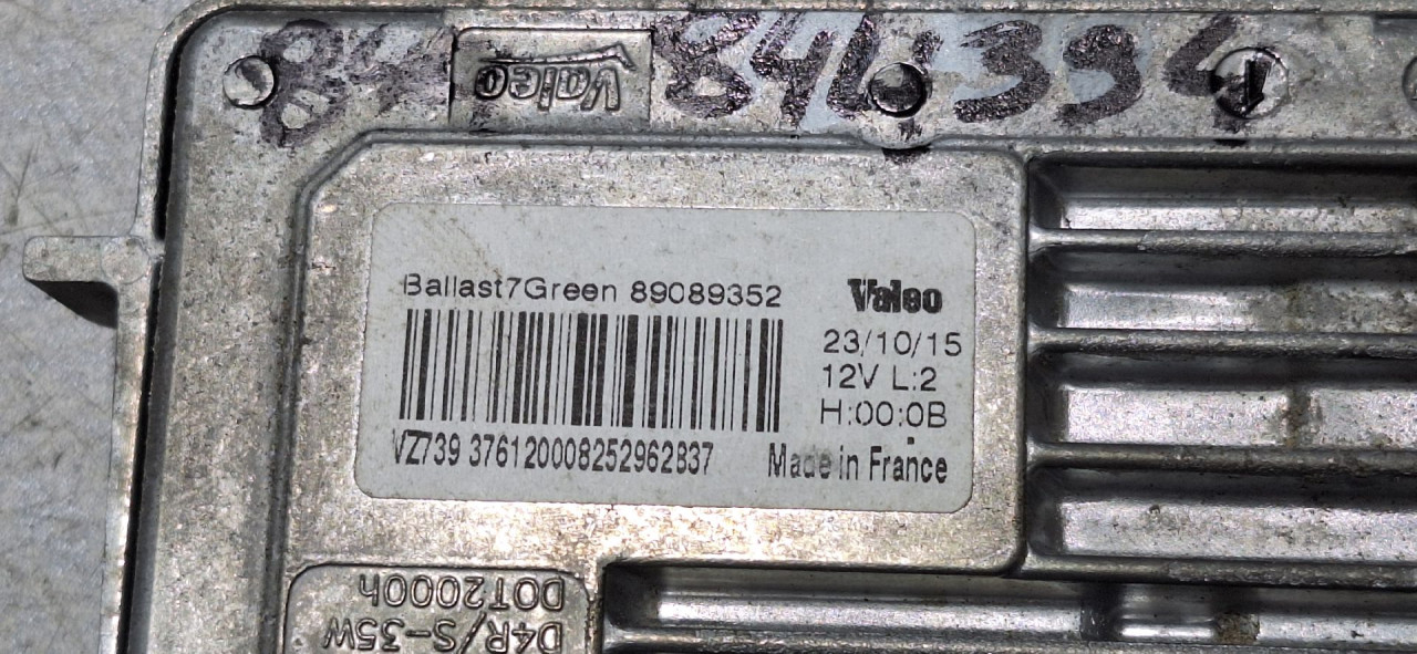 DIJELOVI BALAST FARA VOLVO XC60 > 13-17 89089352