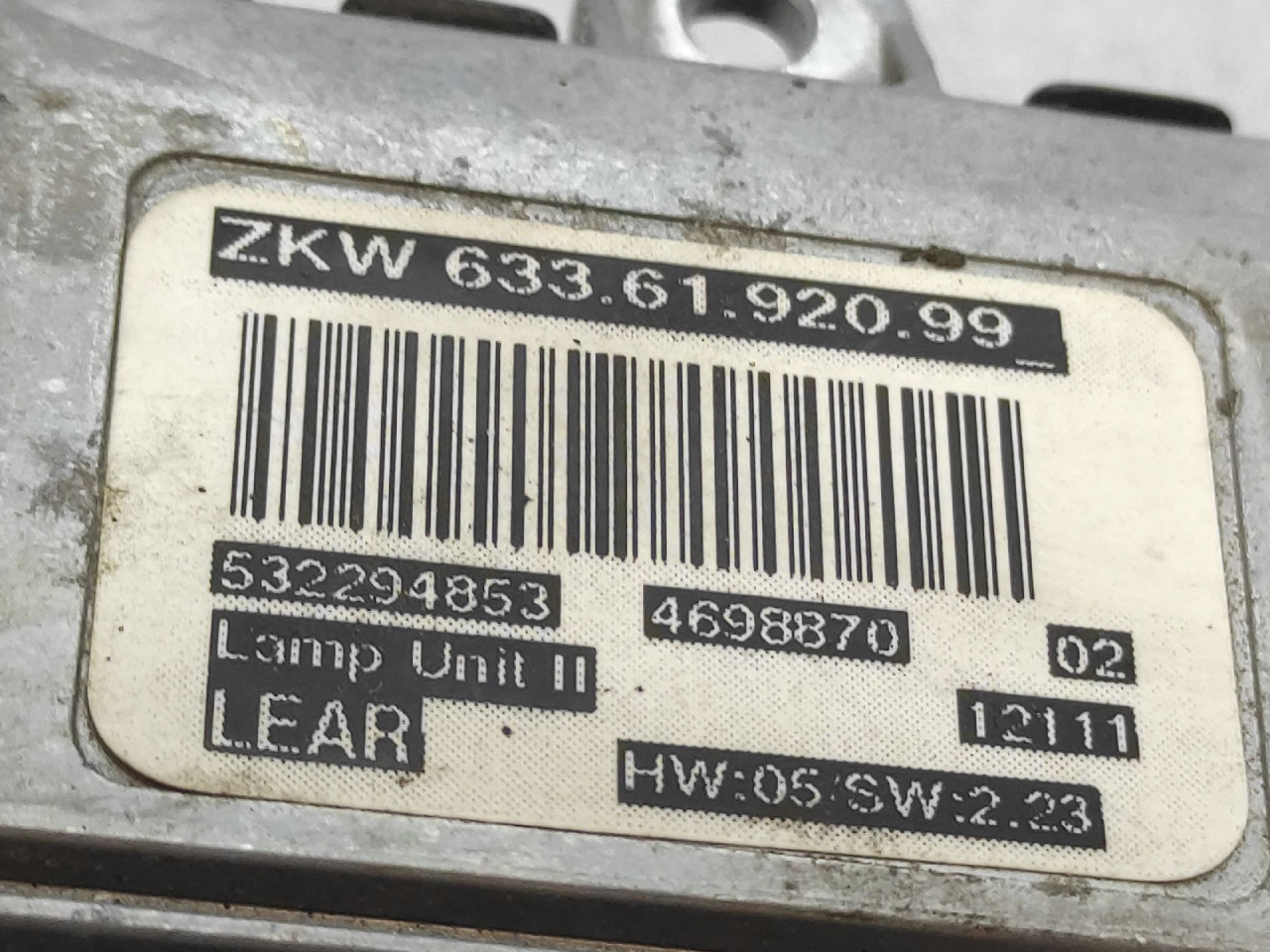 DIJELOVI BALAST FARA VOLVO V70 > 14-16 532294853