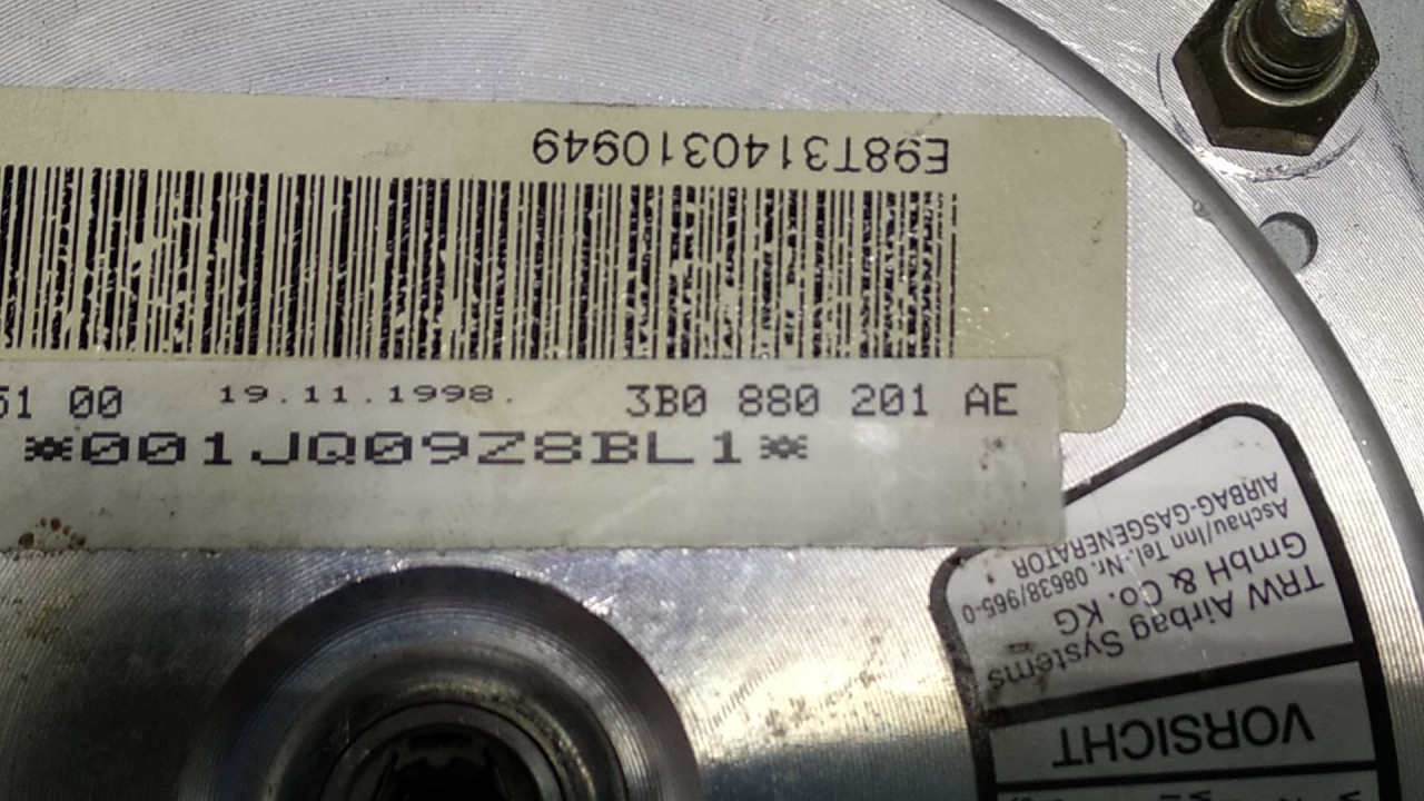 AIRBAG VOLANA VW GOLF 4 > 97-03 3B0880201AE