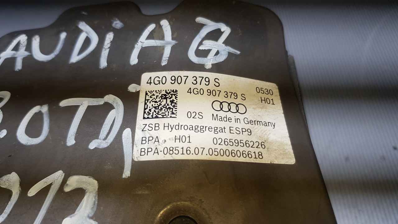 ABS ELEKTRONIKA AUDI A6 4G > 11-14 4G0907379S