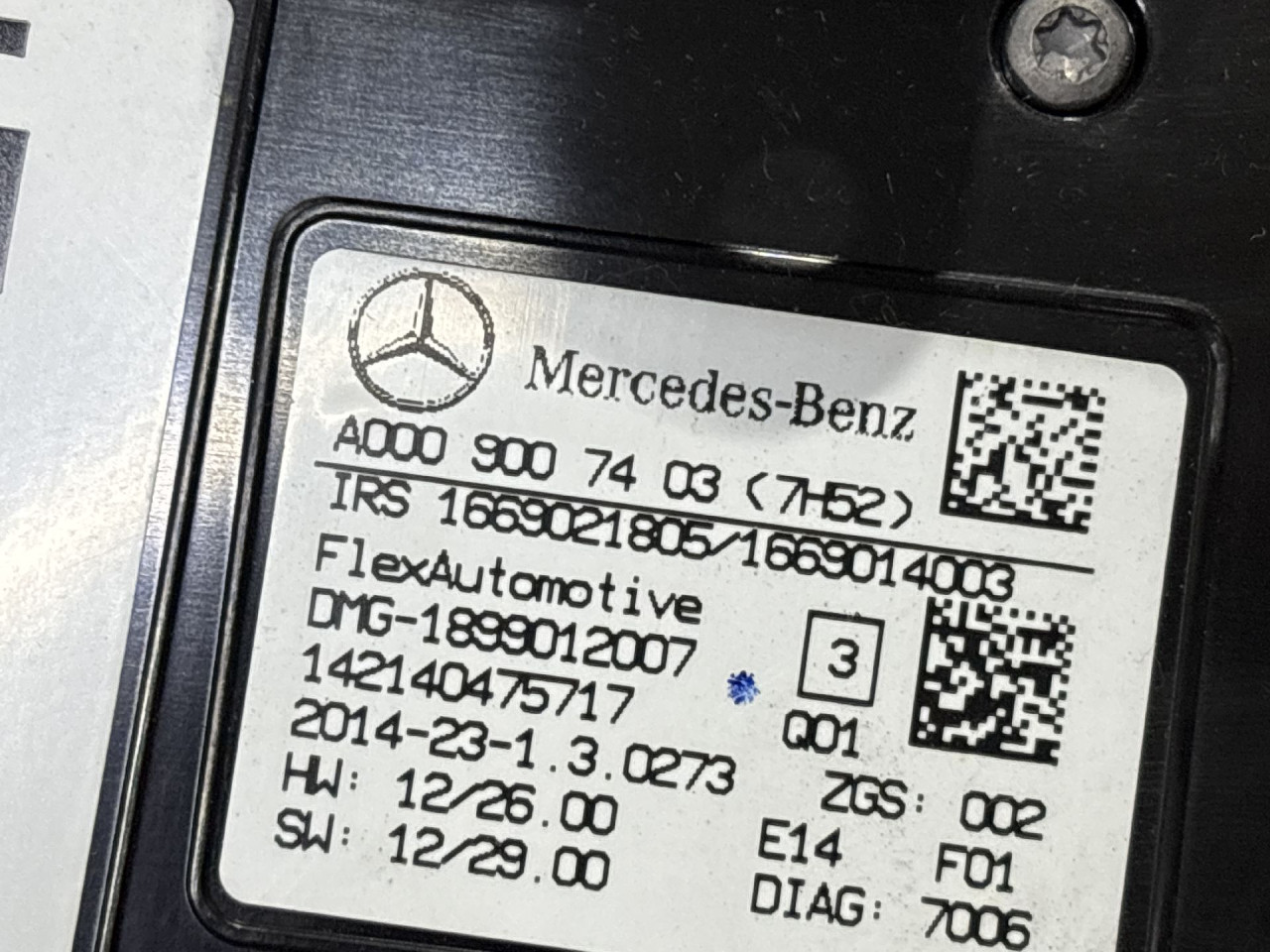 RASVJETA U KABINI MERCEDES B KLASA (W246) > 14-19 A0009