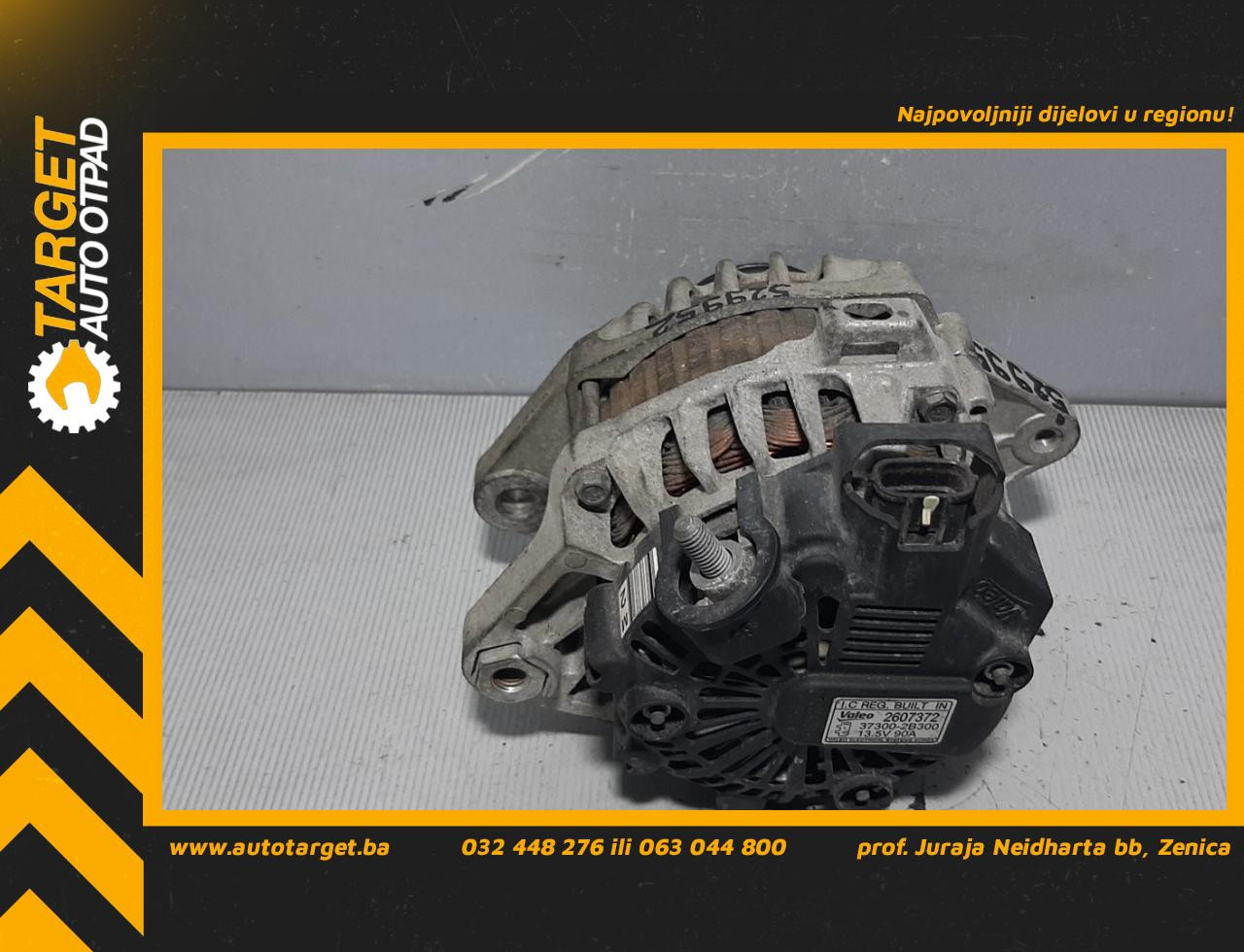DIJELOVI ALTERNATOR HYUNDAI VELOSTER > 11-13 1.6 373002B300