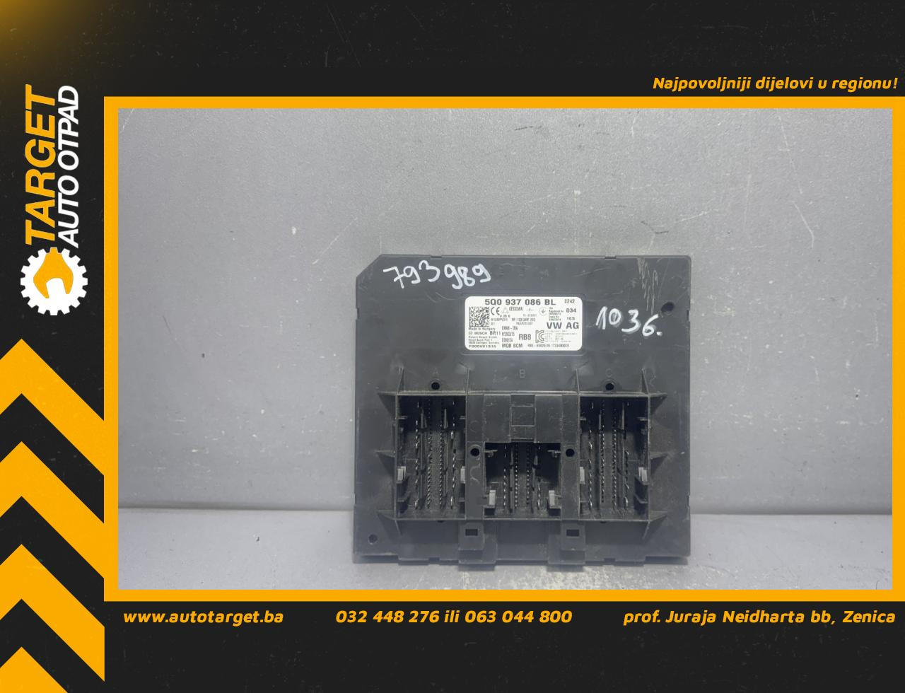 BCM ELEKTRONIKA VW GOLF 7 FACELIFT > 16-20 5Q0937086BL