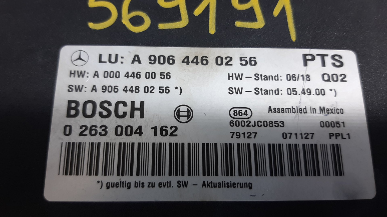 ELEKTRONIKA MODUL VW CRAFTER > 05-11 A9064460256