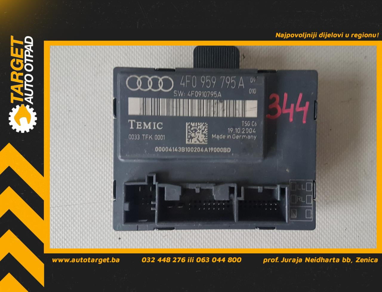 KOMFORT ELEKTRONIKA AUDI A6 > 04-08 4F0959795A 4F0910795A