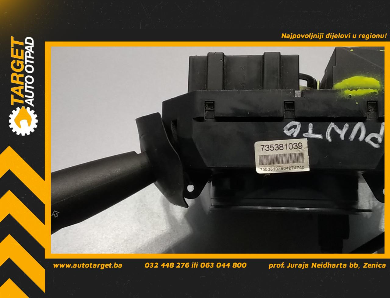 DIJELOVI RUCICE VOLANA FIAT PUNTO > 03-11 735381039