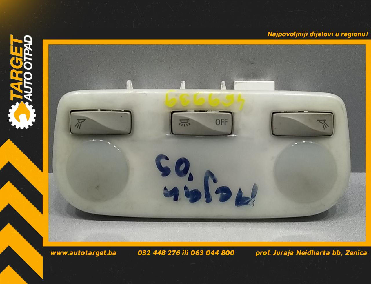 DIJELOVI RASVJETA U KABINI RENAULT MEGANE > 08-12 264300008R