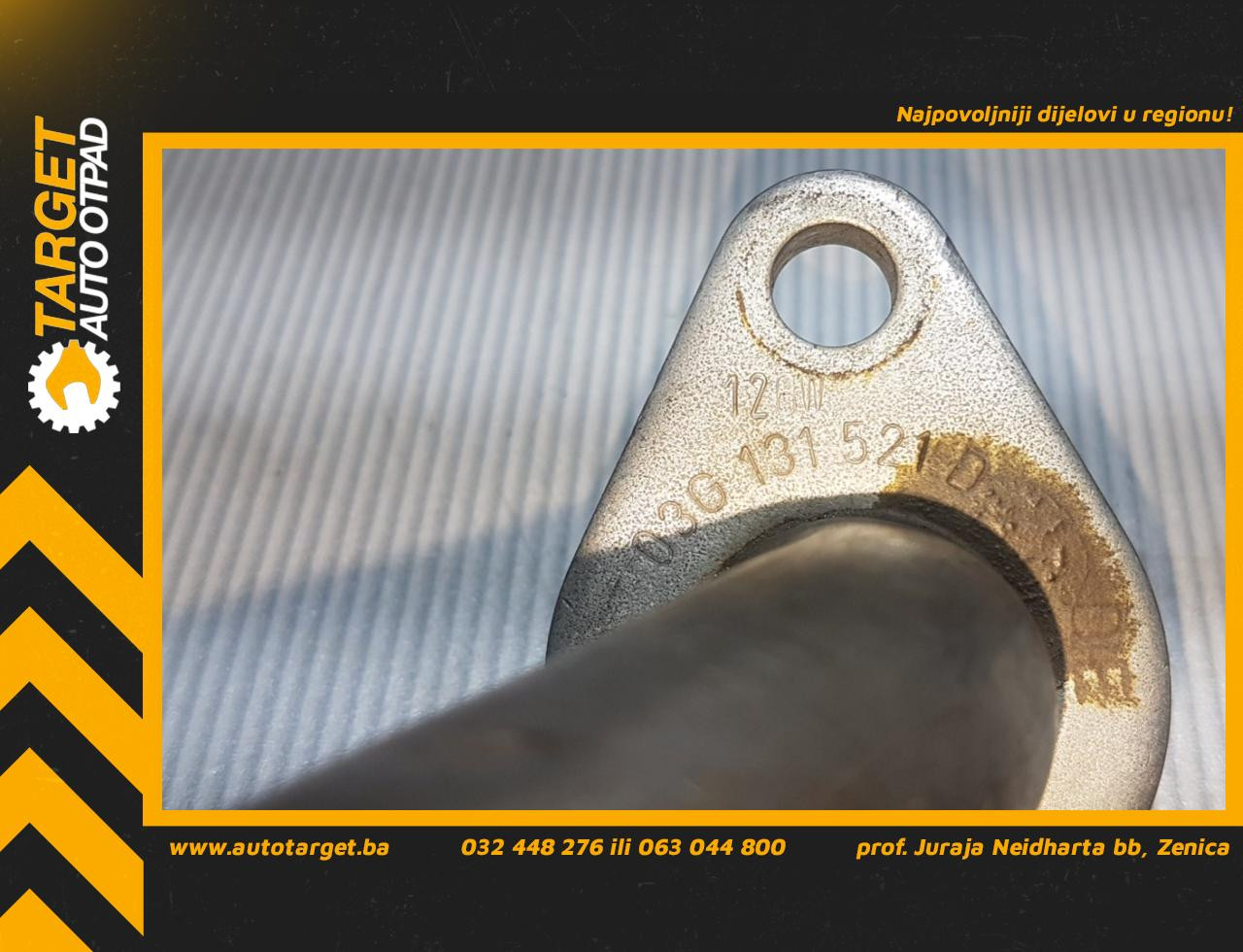 DIJELOVI CRIJEVO EGRA VW PASSAT B6 > 05-10 2.0 03G131521D