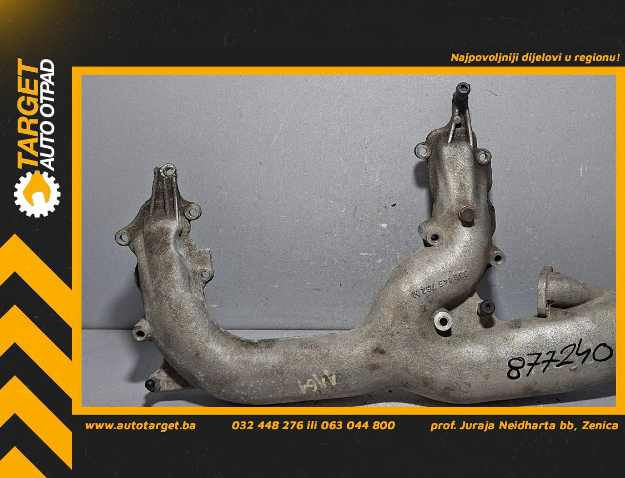 DIJELOVI USISNA GRANA AUDI Q5 > 08-11 3.0 059145762M