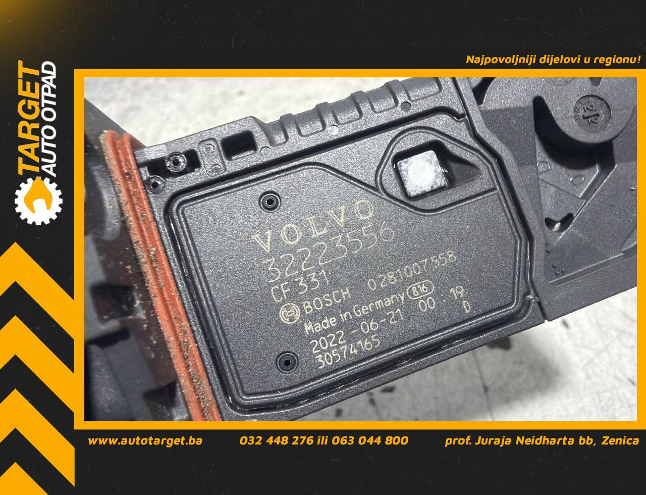 DIJELOVI PROTOK ZRAKA VOLVO S60/V60 > 19- 2.0 32223556