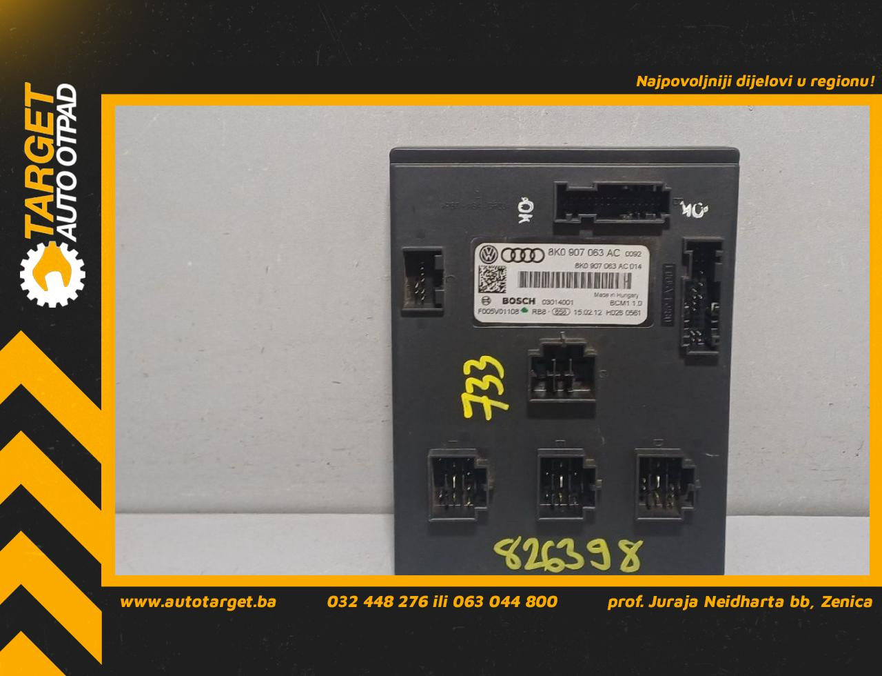 BCM ELEKTRONIKA AUDI A4 (B8) > 12-15 8K0907063AC