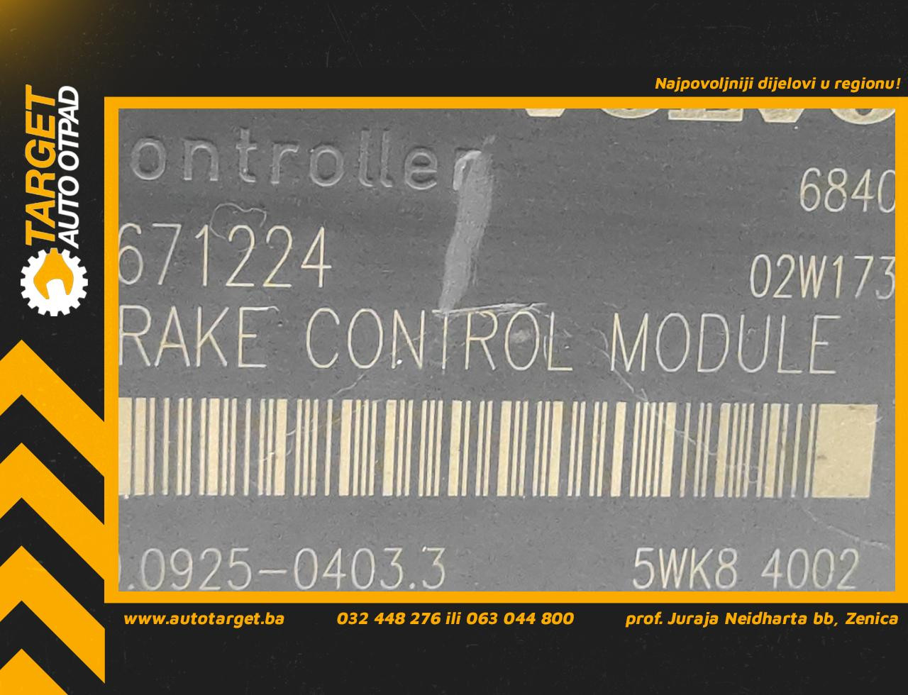 DIJELOVI ABS ELEKTRONIKA VOLVO V70 > 08-11 2.0 8671224