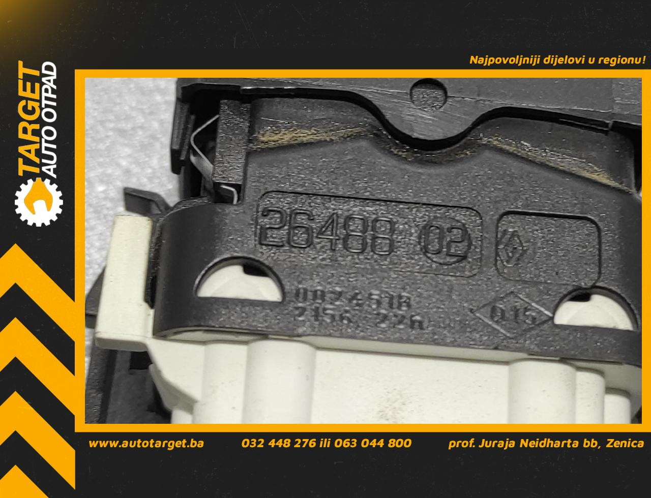 DIJELOVI PREKIDACI PROZORA RENAULT CLIO > 01-04 2648802