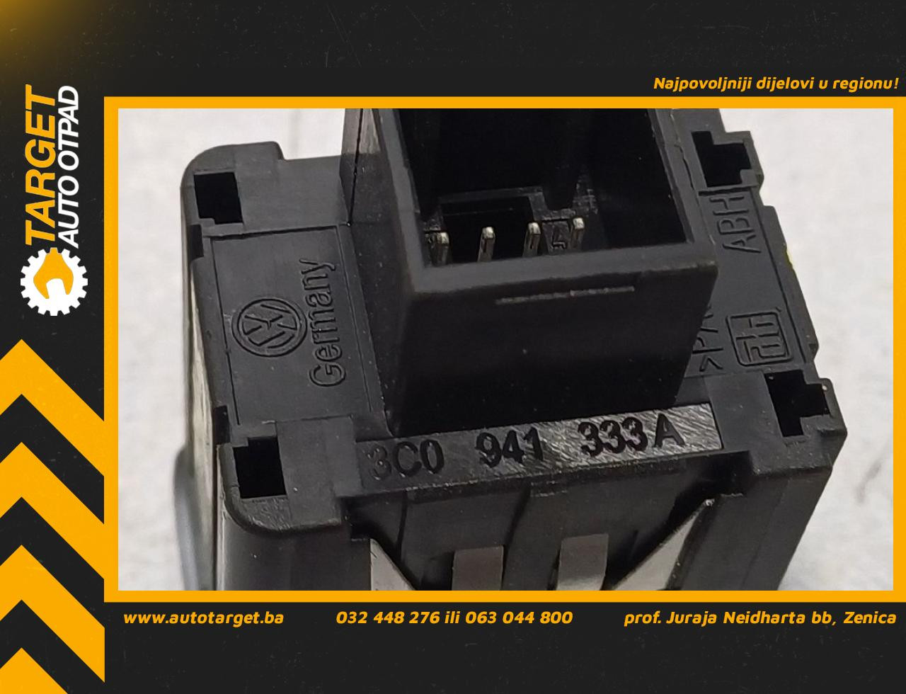 DIJELOVI PREKIDACI SVJETLA VW PASSAT B6 > 05-10 2.0 3C0941333A