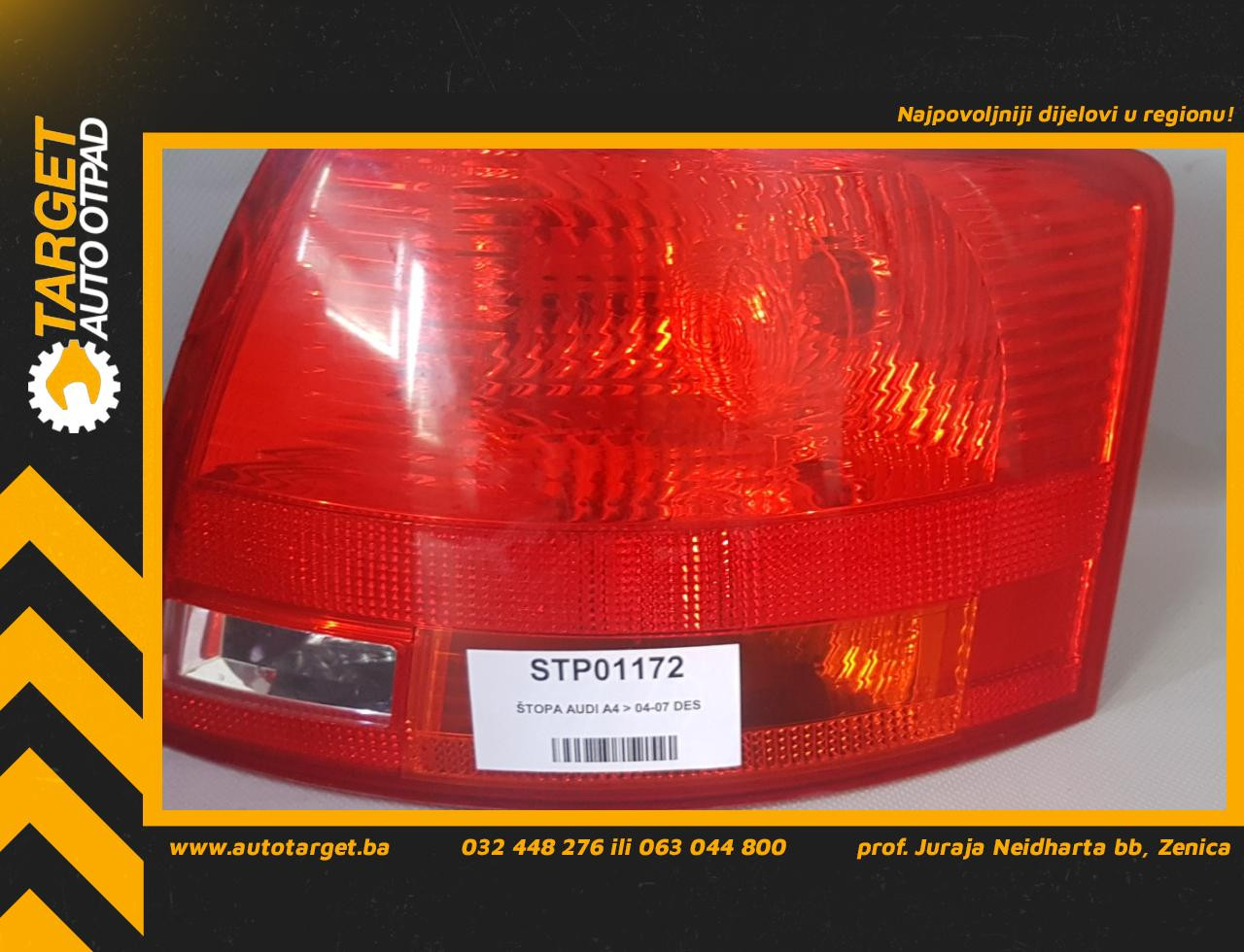 STOP SVJETLO AUDI A4 (B7) > 04-07 AD022016 8E9945096C