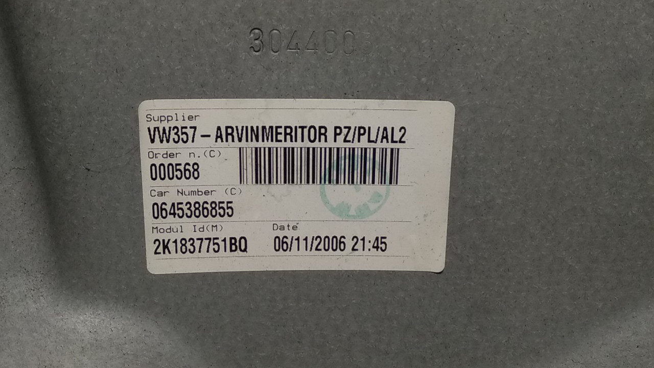 DIJELOVI ELEKTRO PODIZAC STAKLA VW CADDY > 10-15 2K1837751BQ
