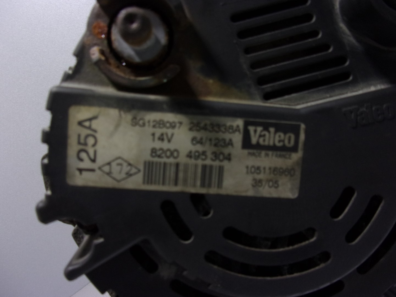 ALTERNATOR RENAULT LAGUNA > 01-05 8200495304 8200495304