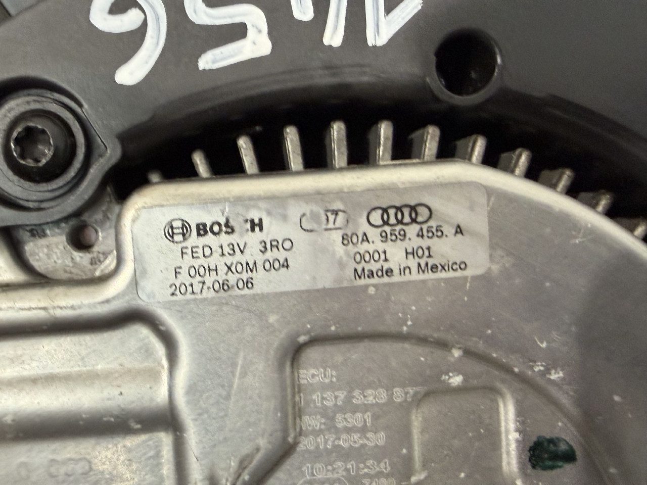 DIJELOVI VENTILATOR AUDI Q5 (FY) > 17 - 20  3.0 80A959455A