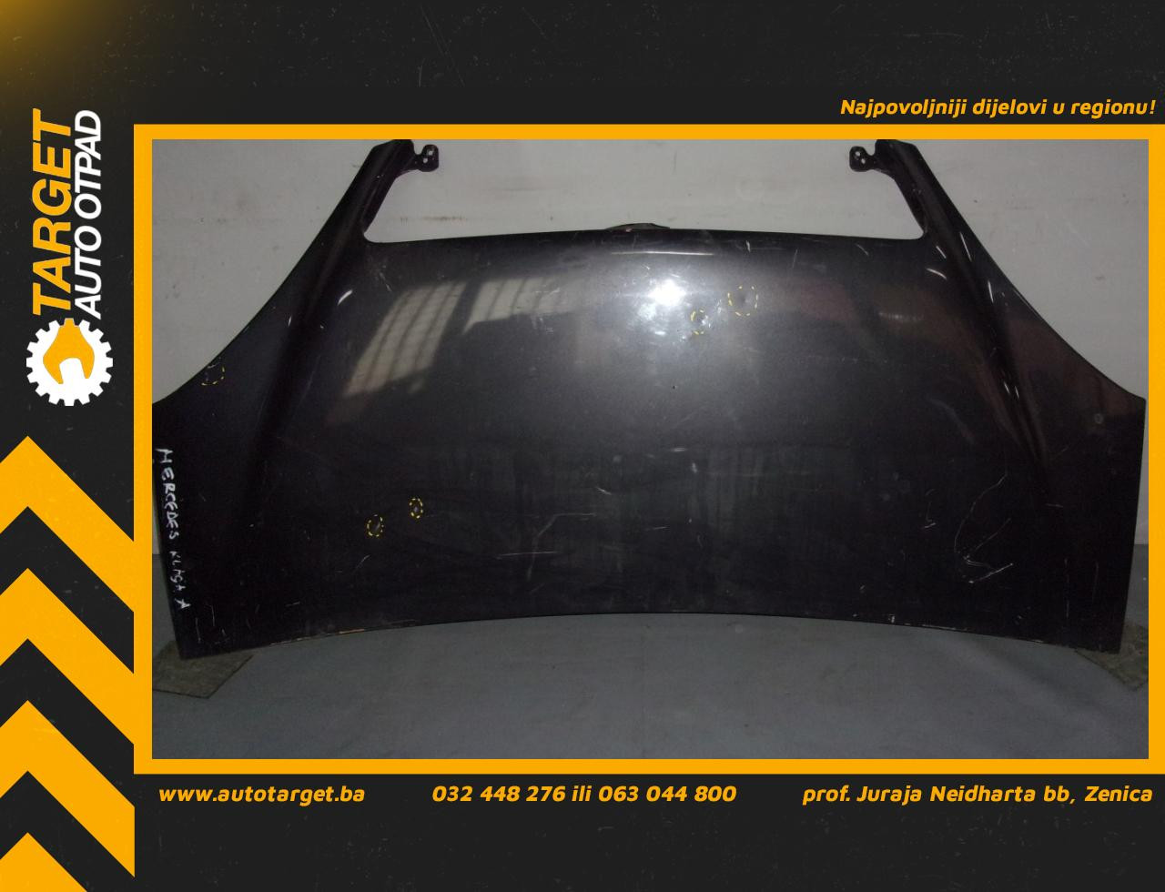 DIJELOVI HAUBA MERCEDES A KLASA (W168) > 02-04 ME322007