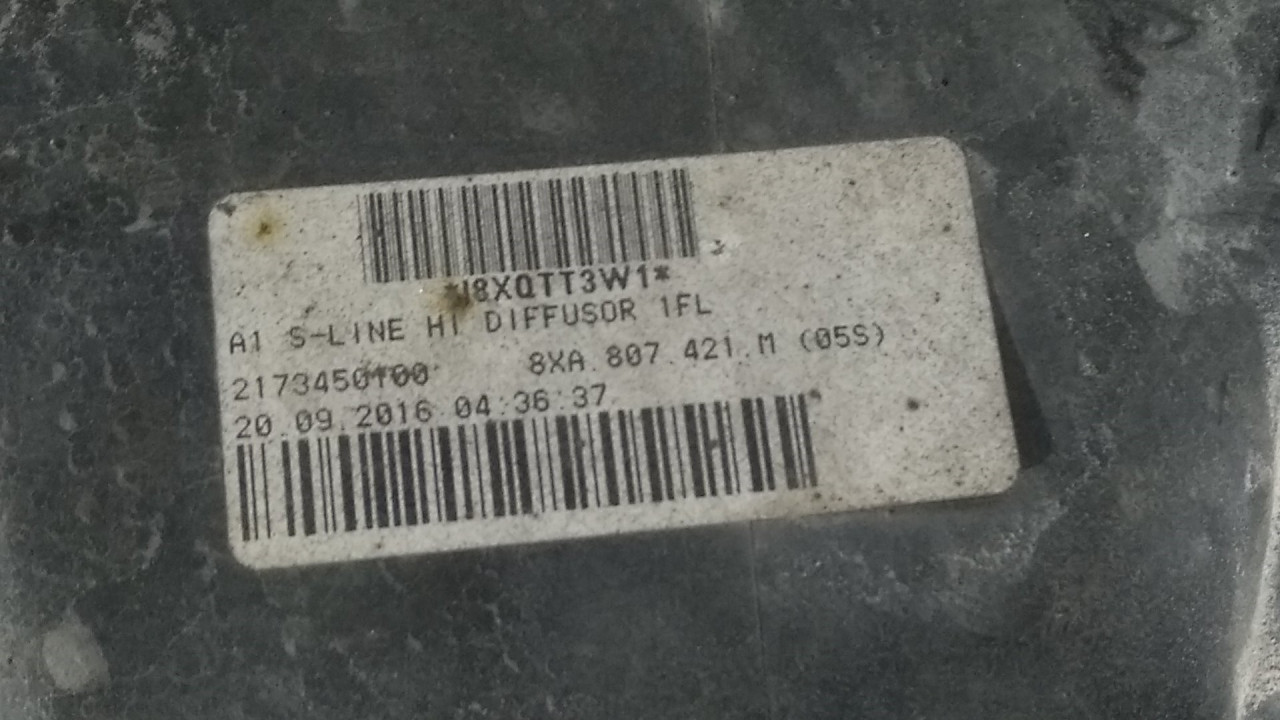 DIJELOVI SPOJLER AUDI A1 > 14- 8XA807421M