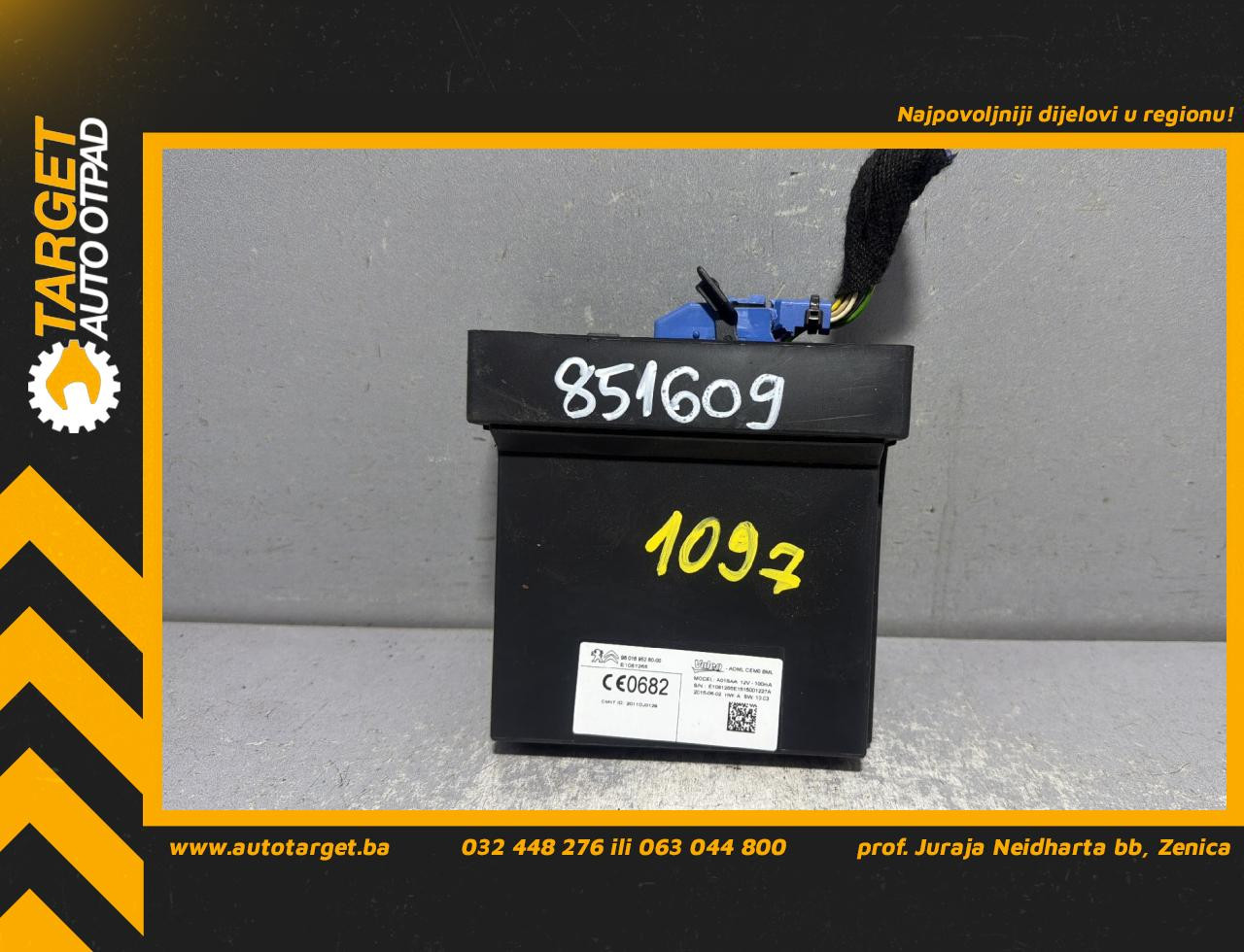DIJELOVI ELEKTRONIKA MODUL PEUGEOT 308 > 13-17 2.0 9801695280