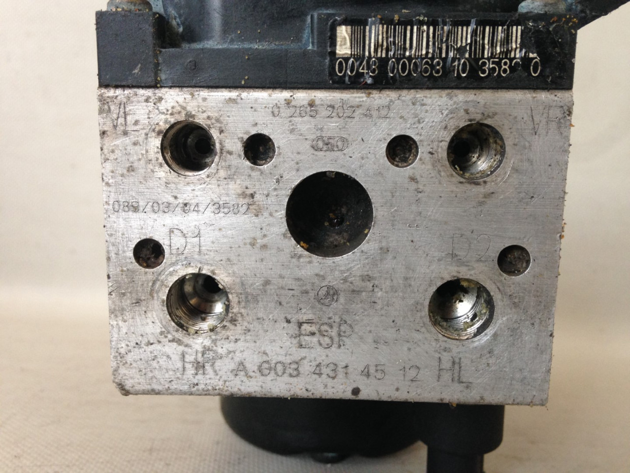 ABS ELEKTRONIKA MERCEDES A KLASA (W168) > 97-01 A003431