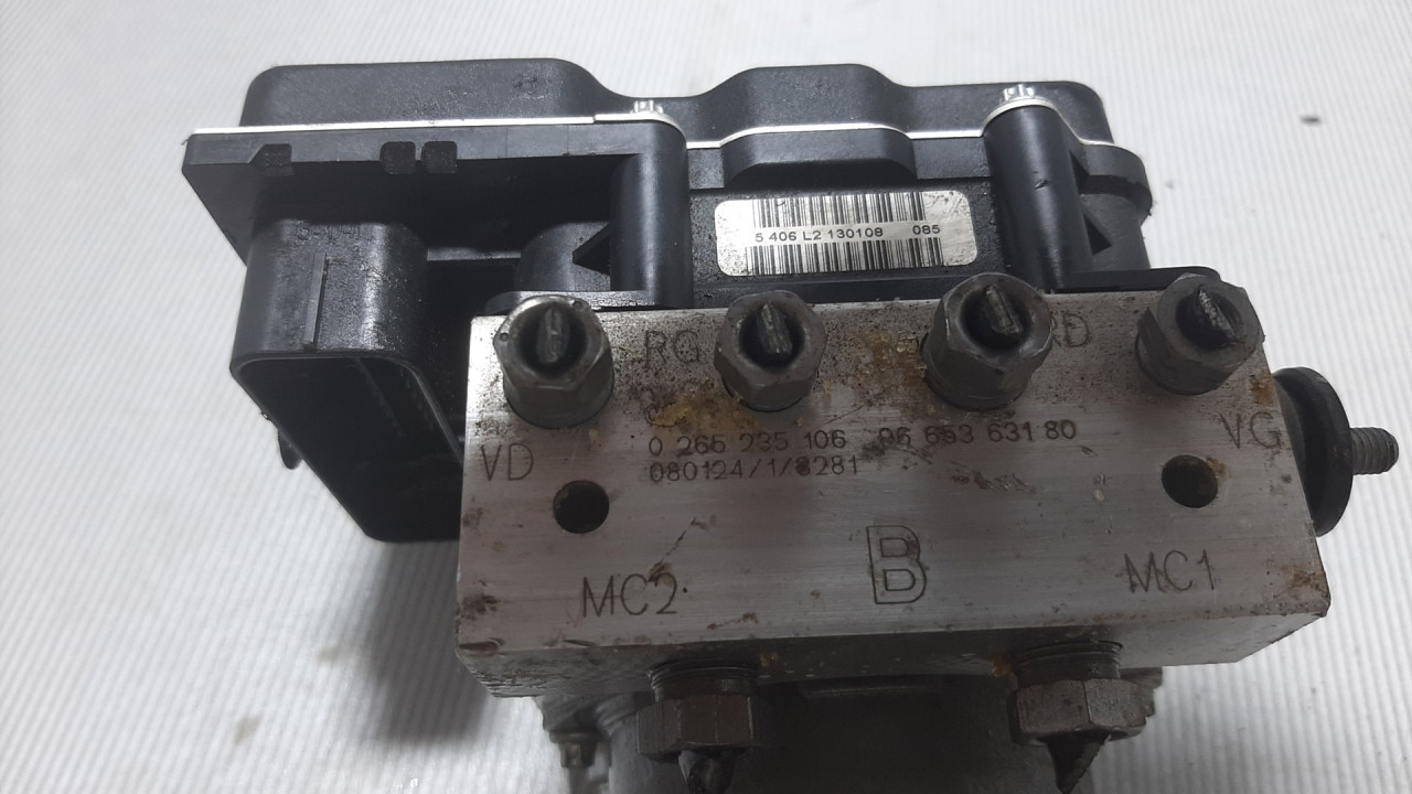 ABS ELEKTRONIKA PEUGEOT 308 > 07-11 9665363180 02652351