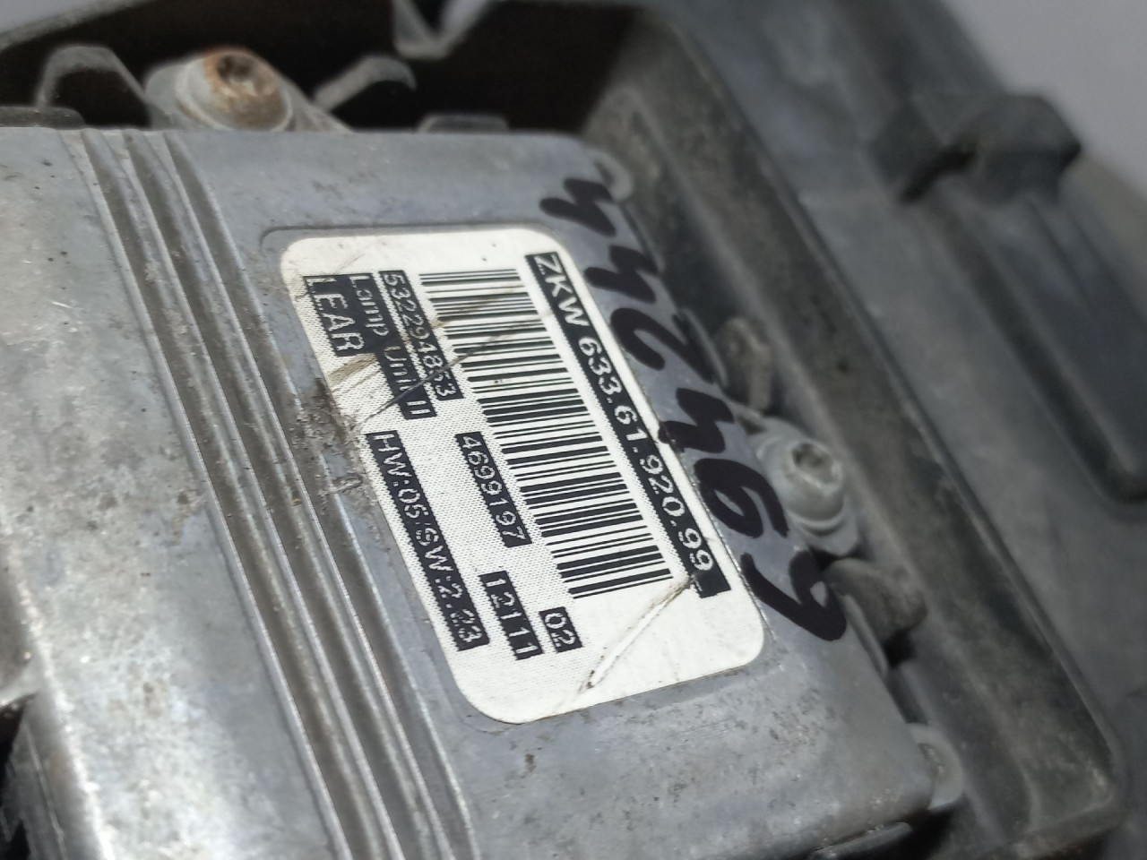 DIJELOVI BALAST FARA VOLVO XC70 > 07-13 6336192099