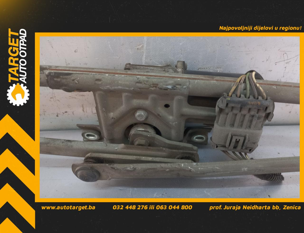 DIJELOVI MOTORIC PREDNJEG BRISACA OPEL ZAFIRA > 99-05 404496