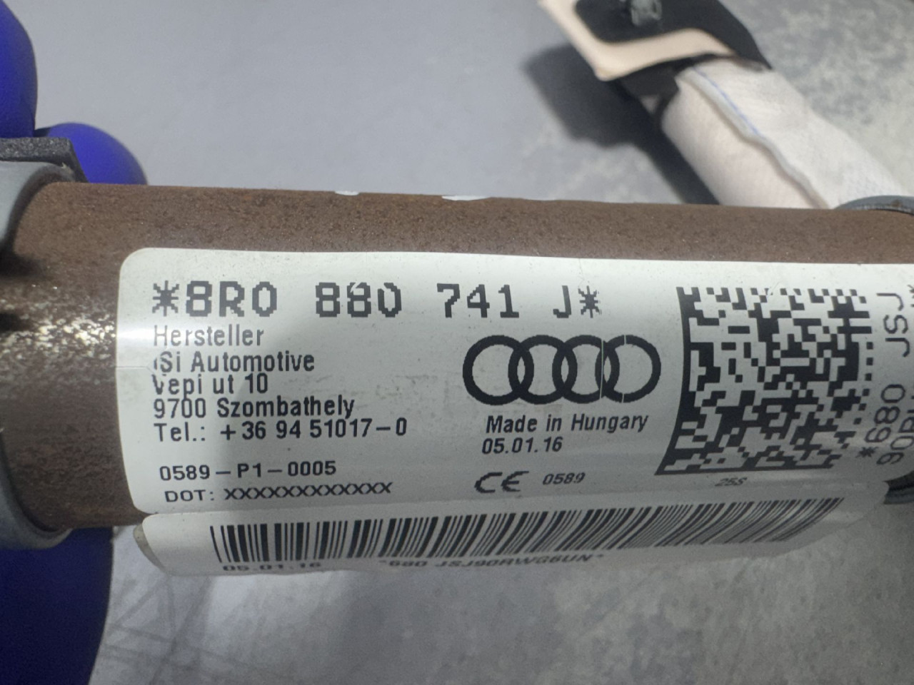 DIJELOVI KROVNI AIRBAG AUDI Q5 > 12-16 8R0880741J