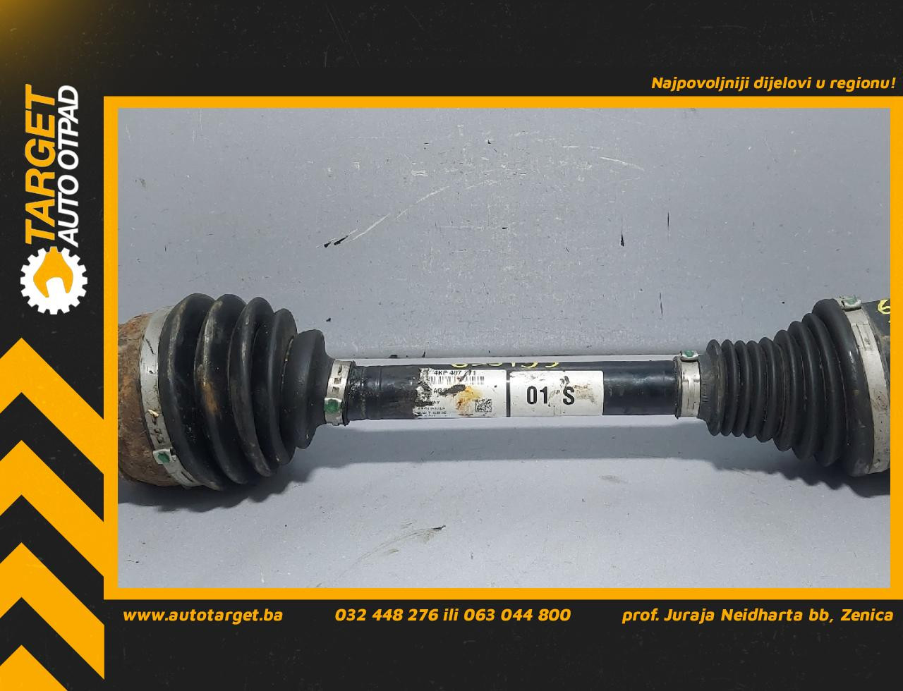 DIJELOVI POLUOSOVINA AUDI E-TRON > 18- 4KE407271