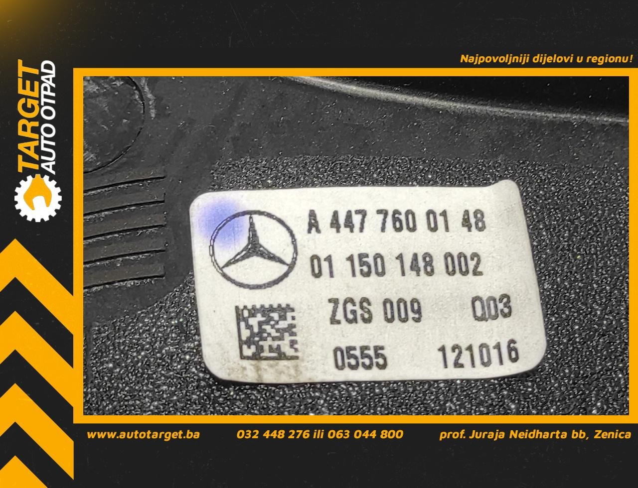 UNUTRASNJA RUCKA VRATA MERCEDES VITO (W447) V KLASA > 14- A447760