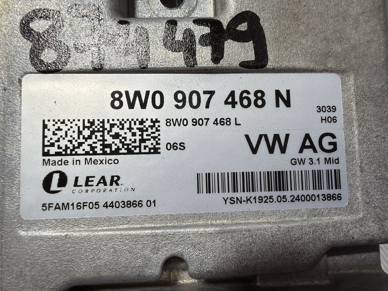 DIJELOVI ELEKTRONIKA MODUL AUDI Q5 (FY) > 20 -  2.0 8W0907468N