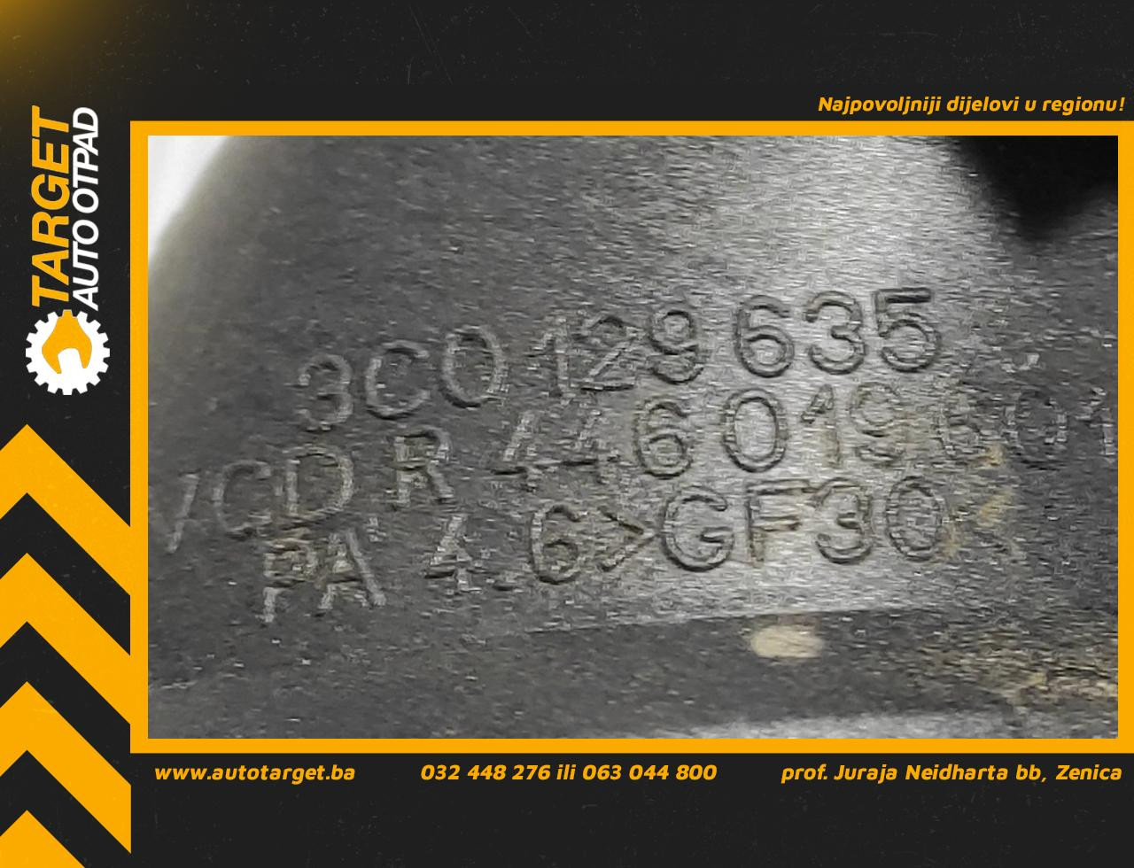 DIJELOVI CRIJEVO VW CADDY > 10-15 1.6 3C0129635