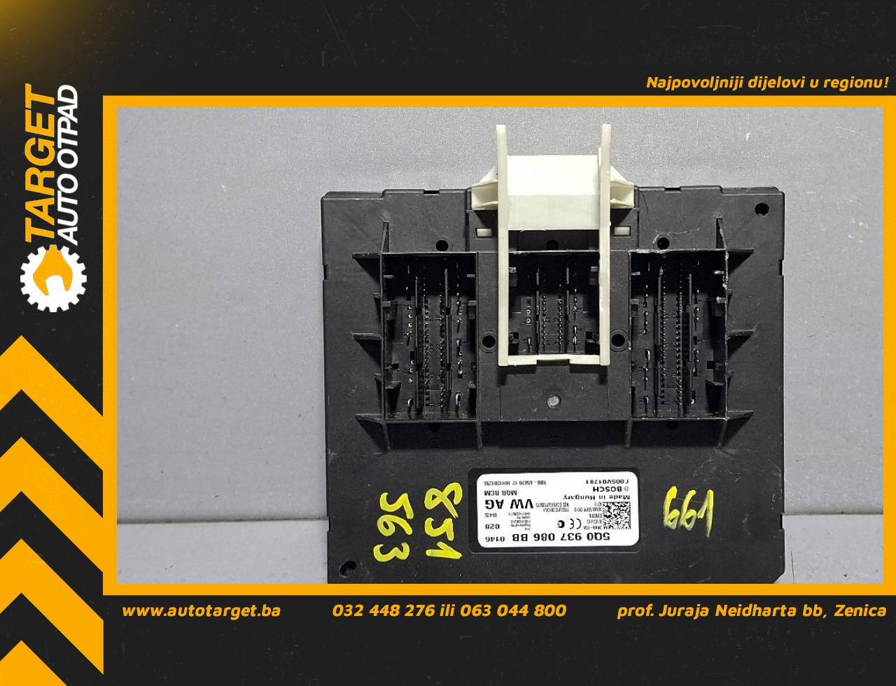 DIJELOVI BCM ELEKTRONIKA VW PASSAT B8 > 14-19 1.6 5Q0937086BB