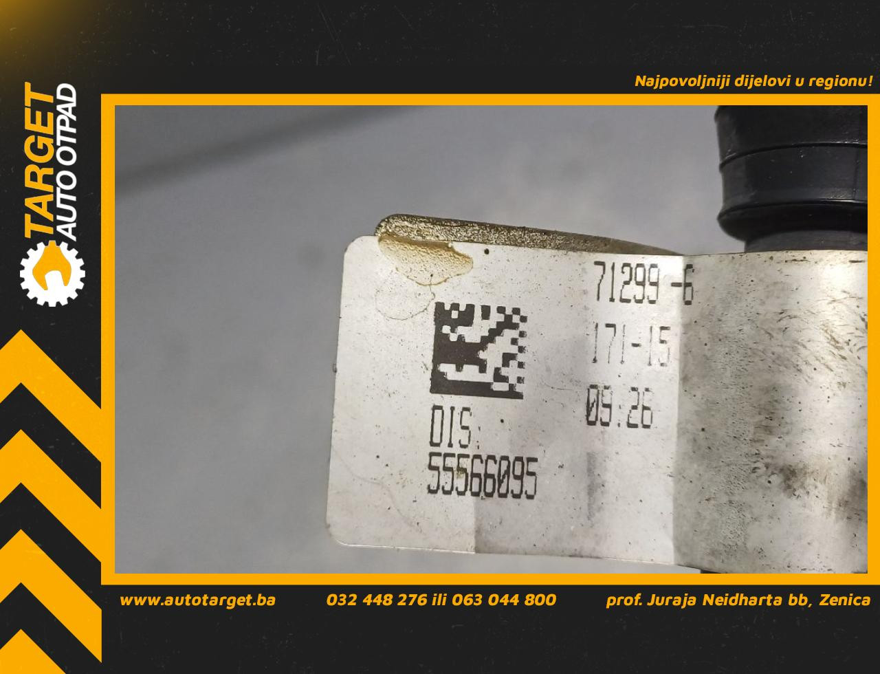 DIJELOVI CRIJEVO OPEL ZAFIRA C > 12-16 2.0 55566095
