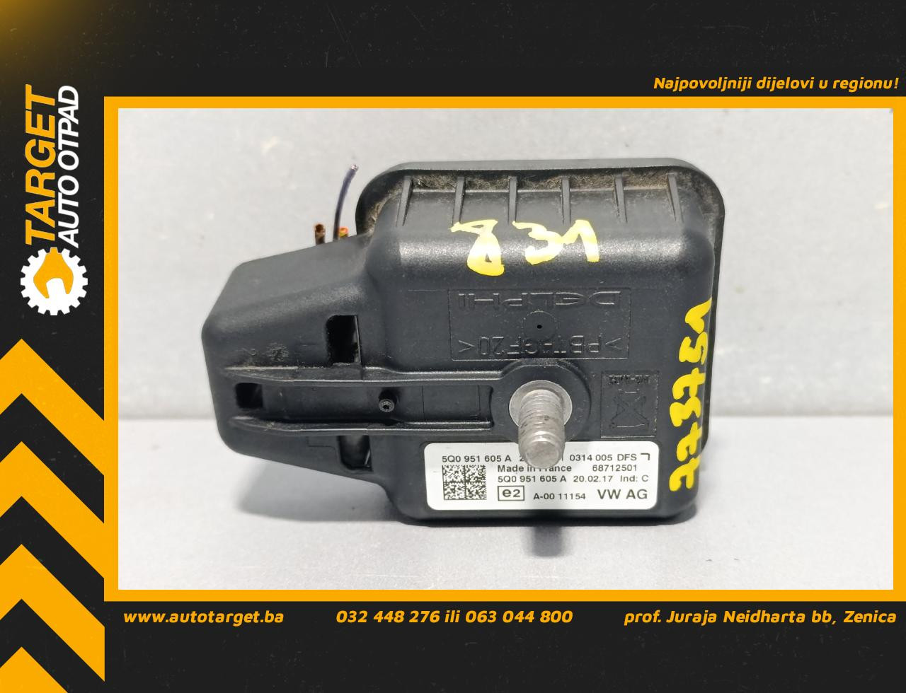 ELEKTRONIKA ALARMA SKODA SUPERB > 15-19 5Q0951605A