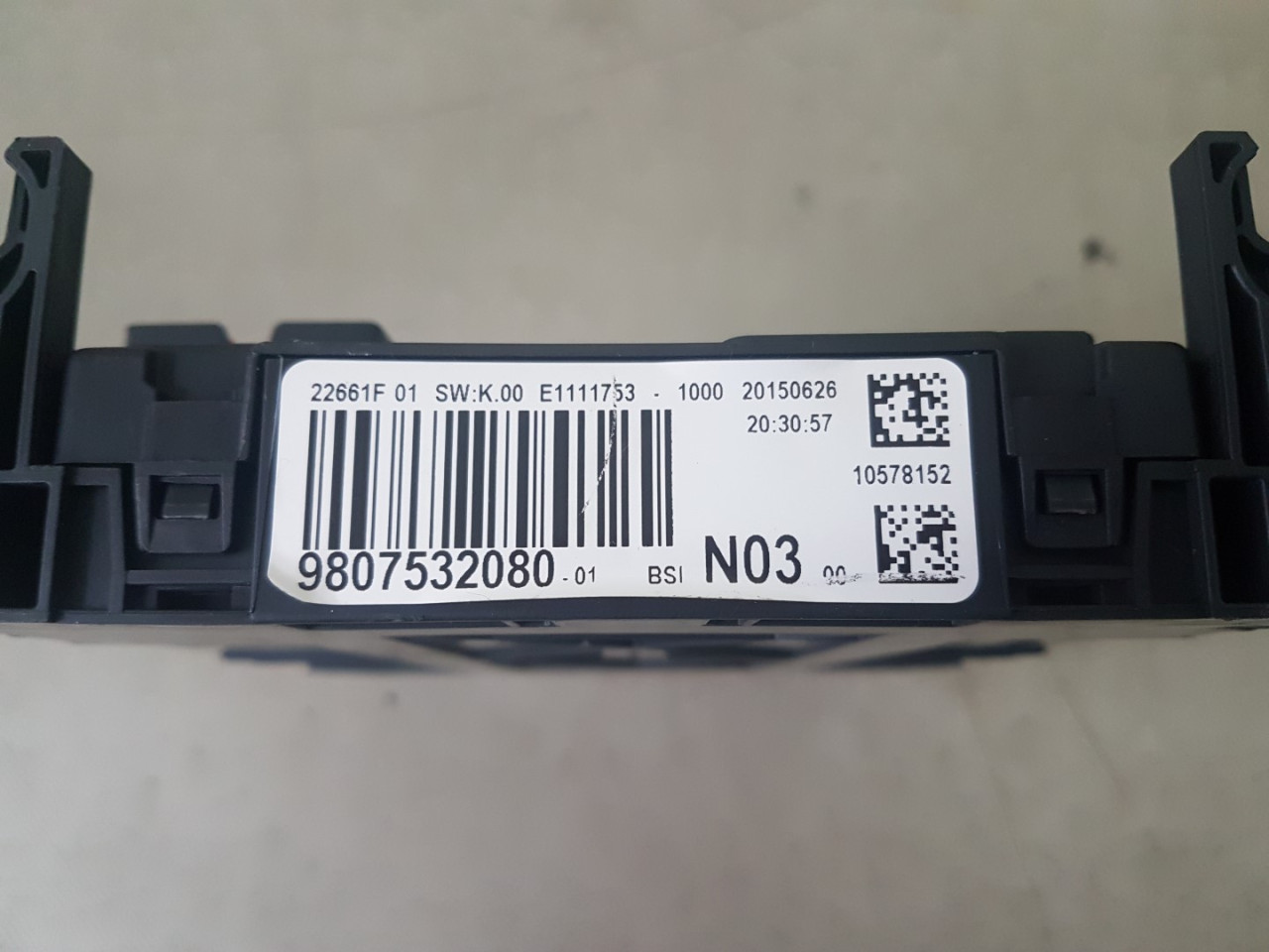ELEKTRONIKA MODUL PEUGEOT 208 > 12-15 9807532080 980753