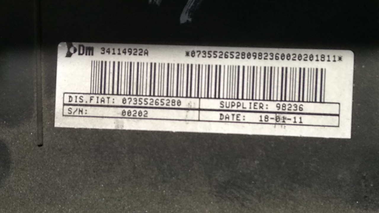AIRBAG SUVOZACA FIAT FIORINO > 07-16 07355265280